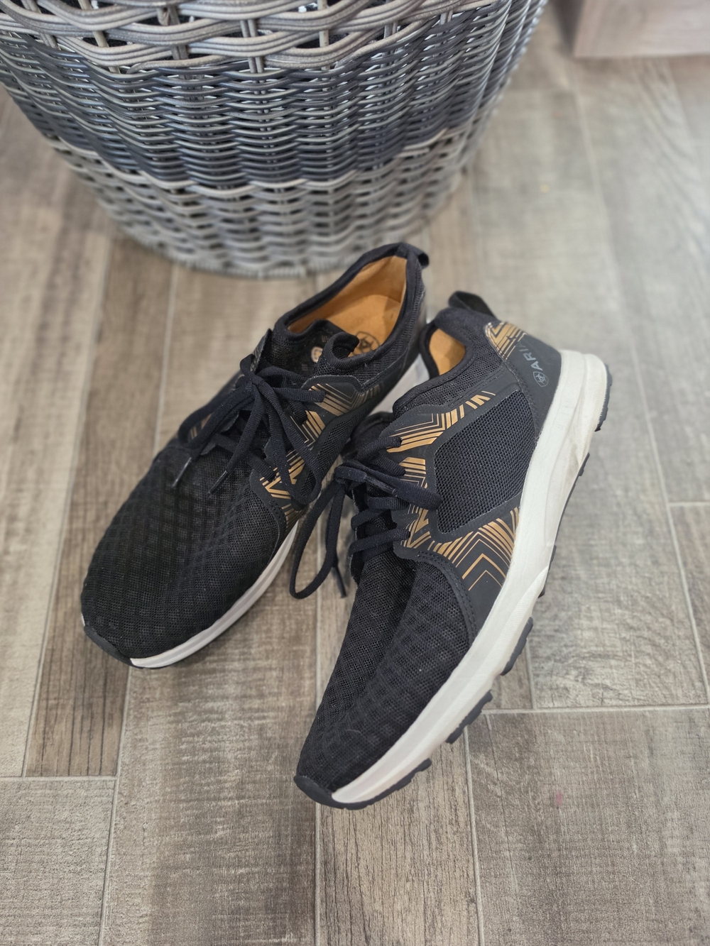 Women's Ariat Athletic Sneakers with Gold Accent